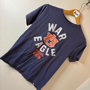 Auburn University Tiger War Eagle Short Sleeve T-shirt boys L good preworn condi